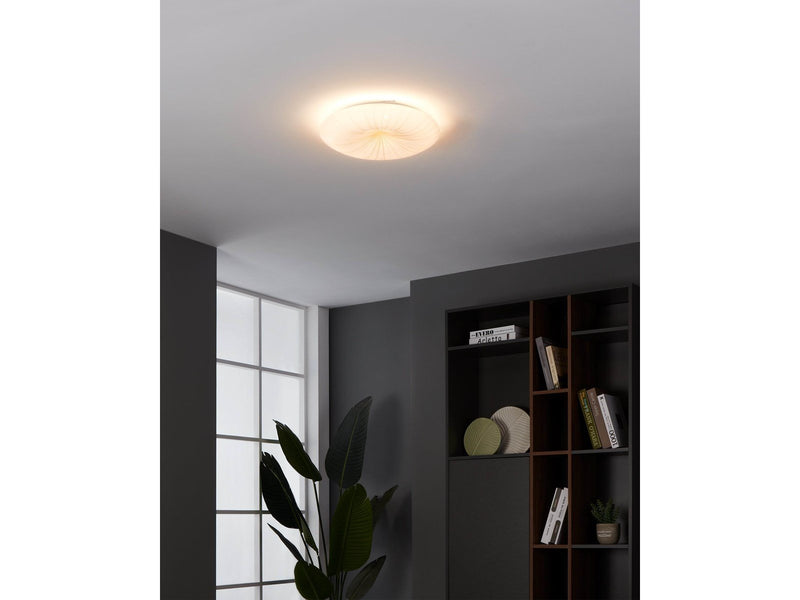 EGLO NIEVES plafond Ø31 cm 10W LED 1100 lm white/gold