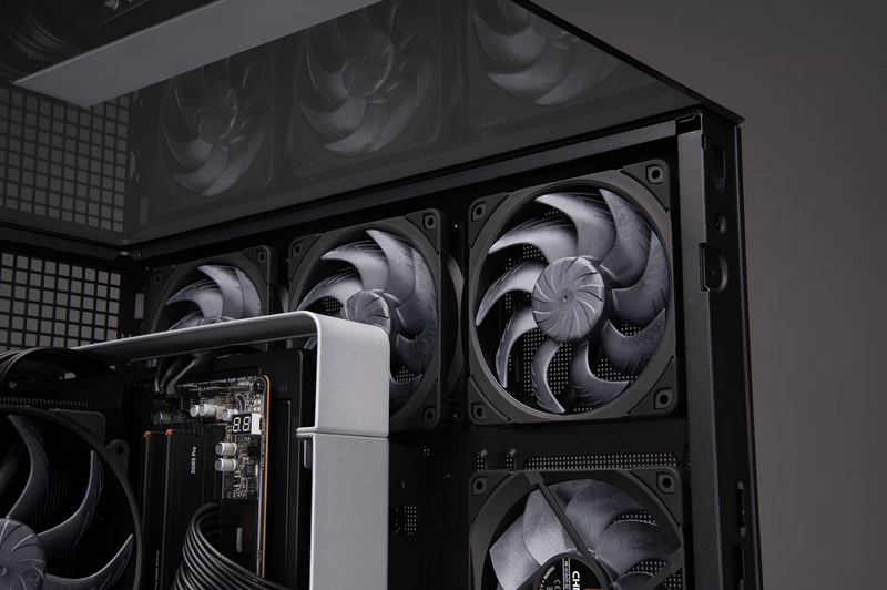 Noctua NF-A12x25 G2 PWM chromax.black - Gehäuselüfter - 120mm - Schwarz