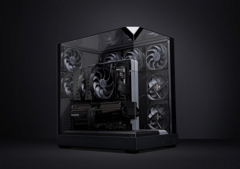Noctua NF-A12x25 G2 PWM chromax.black - Gehäuselüfter - 120mm - Schwarz