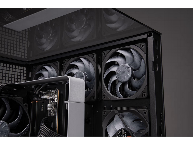 Noctua NF-A12x25 G2 PWM chromax.black - Gehäuselüfter - 120mm - Schwarz