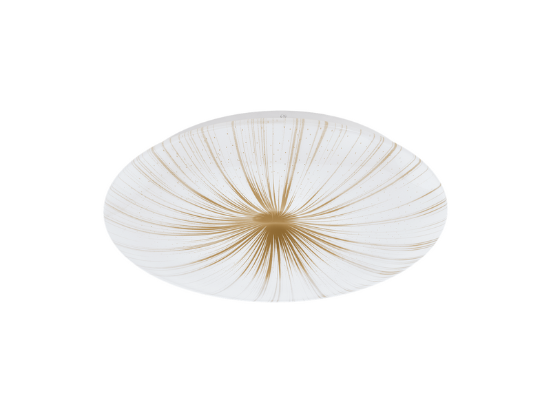 EGLO NIEVES plafond Ø41 cm 19.5W LED 2300 lm white/gold