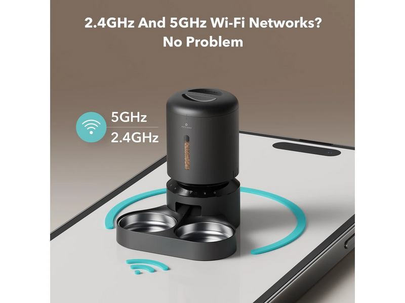 Petlibro GRANARY WIFI DUAL FOOD TRAY BLACK