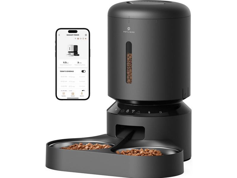 Petlibro GRANARY WIFI DUAL FOOD TRAY BLACK