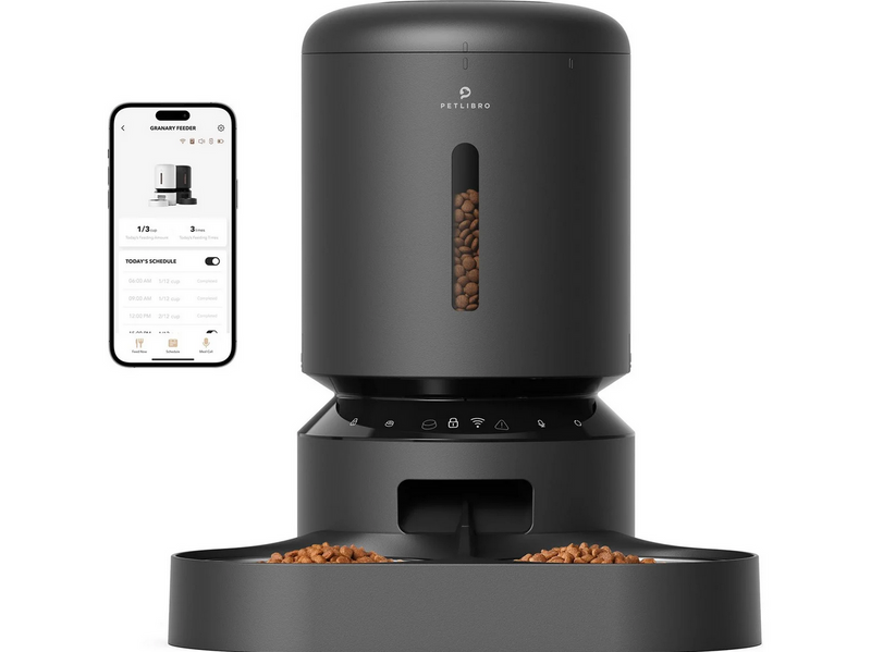 Petlibro GRANARY WIFI DUAL FOOD TRAY BLACK
