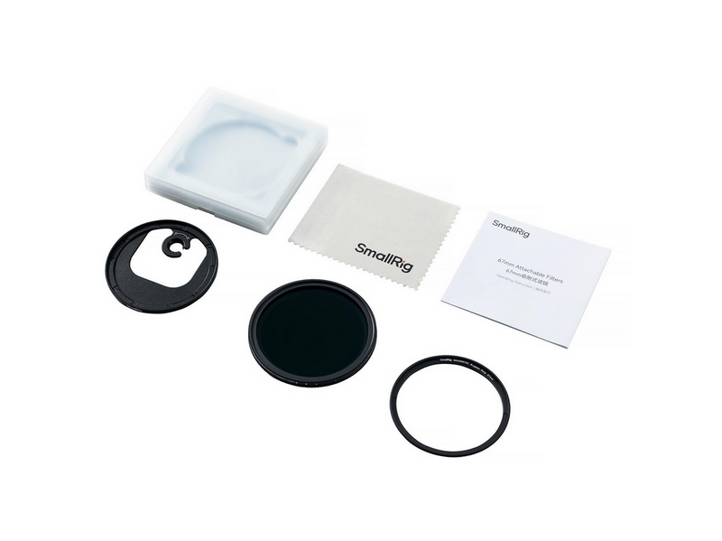 SmallRig 4724 Attachable VND Filter Kit ND2-ND32 (1-5 Stop) with M-mount Filter Adapter 67mm