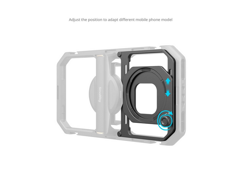 SmallRig 4843 Magnetic Filter Adapter for Universal Mobile Video Cage 67mm