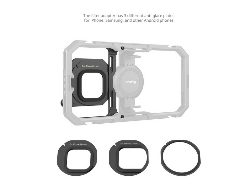 SmallRig 4843 Magnetic Filter Adapter for Universal Mobile Video Cage 67mm