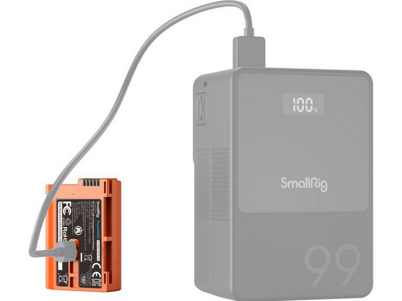 SmallRig 4966 EN-EL15c USB-C Rechargeable Camera Battery Orange