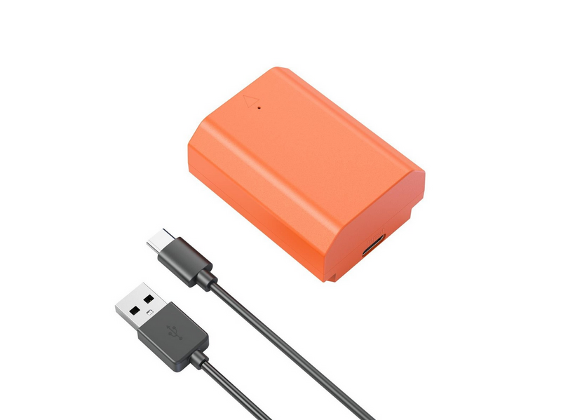 SmallRig 4969 NP-FZ100 USB-C Rechargeable Camera Battery Orange