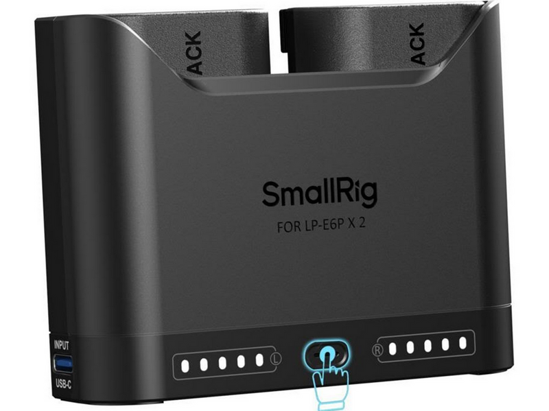 SmallRig 5484 Turbo Charging Kit for LP-E6NH Camera Batteries