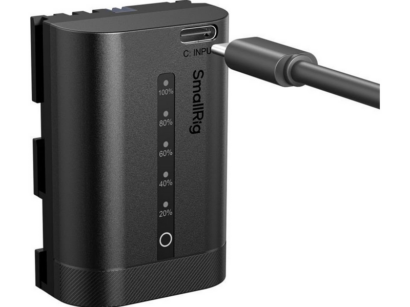 SmallRig 5298 USB-C Camera Battery with Power Display for Canon LP-E6P