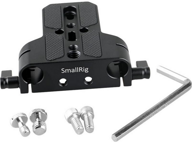 SmallRig 1674 Baseplate with 15mm Rod Clamp