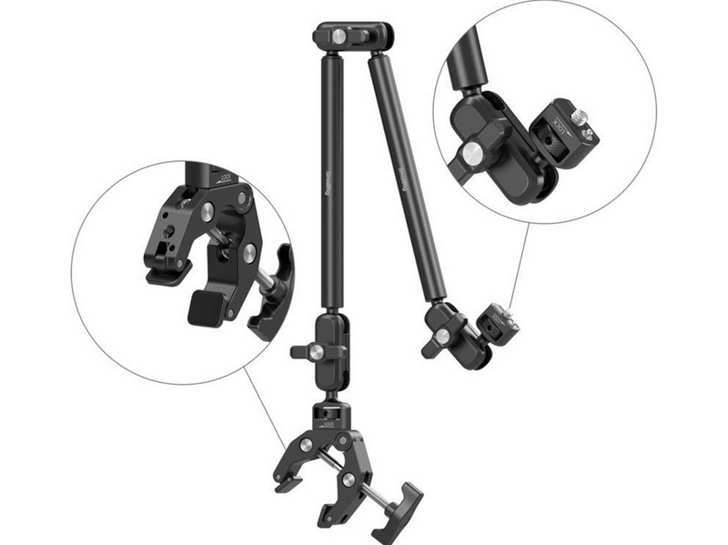 SmallRig 5626 Desktop Magic Arm with Crab-Shaped Clamp Kit (MagSafe-Compatible Edition)