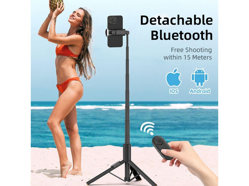 Tech-Protect Selfie Stick L09S with Tripod - Black
