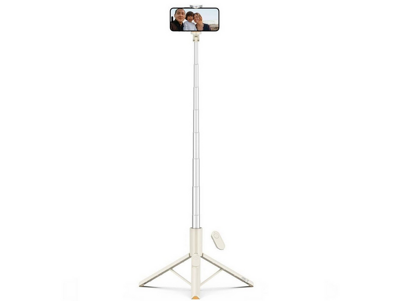 Tech-Protect Selfie Stick L09S with Tripod - Beige