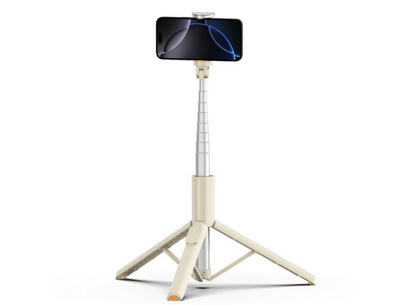 Tech-Protect Selfie Stick L09S with Tripod - Beige