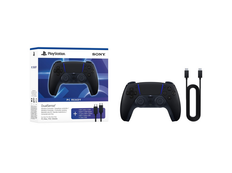 Sony DualSense for PC - Midnight Black - Wireless Controller - Sony PlayStation 5