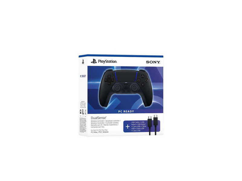 Sony DualSense for PC - Midnight Black - Wireless Controller - Sony PlayStation 5