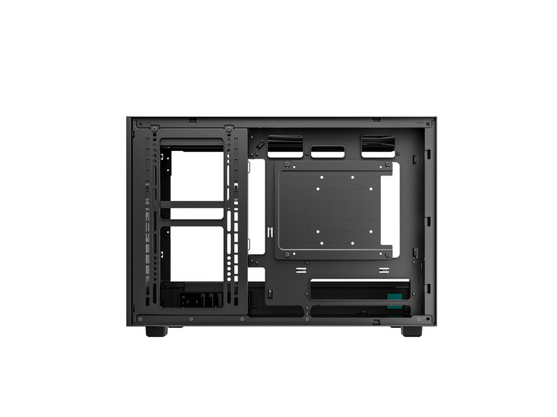 DeepCool CH260 WOOD - Gehäuse - Minitower - Schwarz