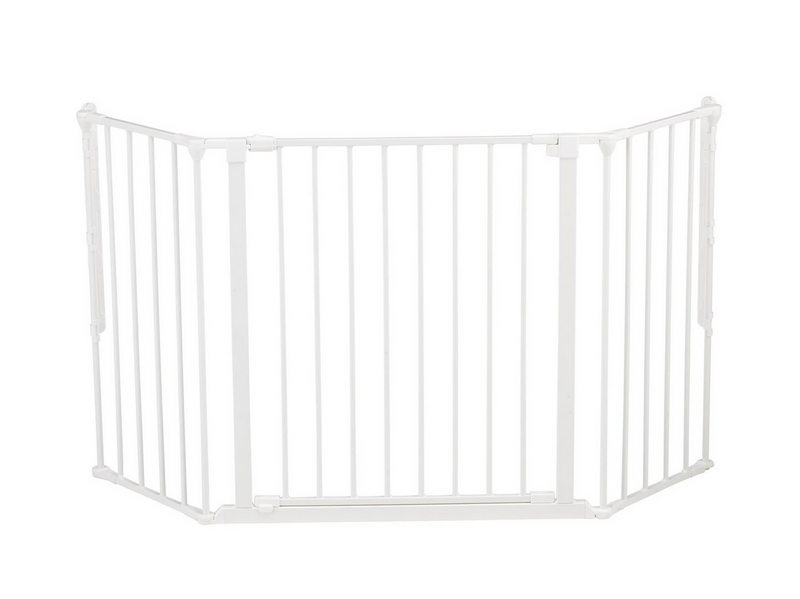BabyDan Flex M sikkerhedsgitter hvid 90-146 cm