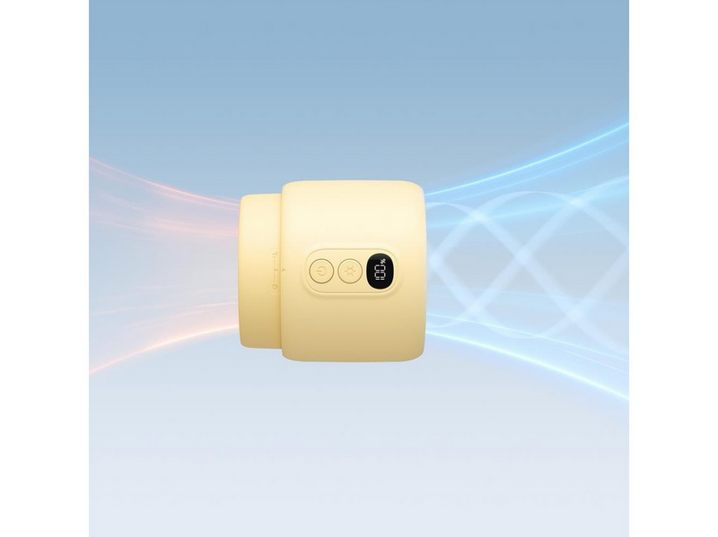 Jisulife Stroller Fan 4 5000mAh Mini Fan for Stroller with Metal Clip - Yellow - 5000 mAh