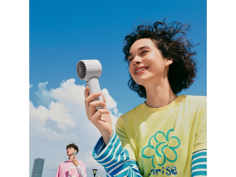 Jisulife Handheld Fan 10 4000mAh Portable USB Fan - Gray - 4000 mAh