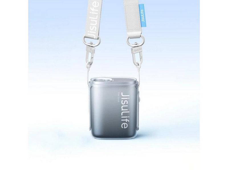 Jisulife Neck Fan 5 4500mAh Mini Fan with Lanyard - Black - 4500 mAh