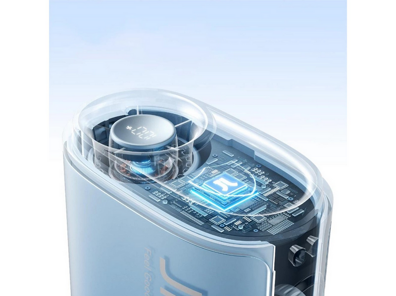 Jisulife Neck Fan 5 4500mAh Mini Fan with Lanyard - Blue - 4500 mAh