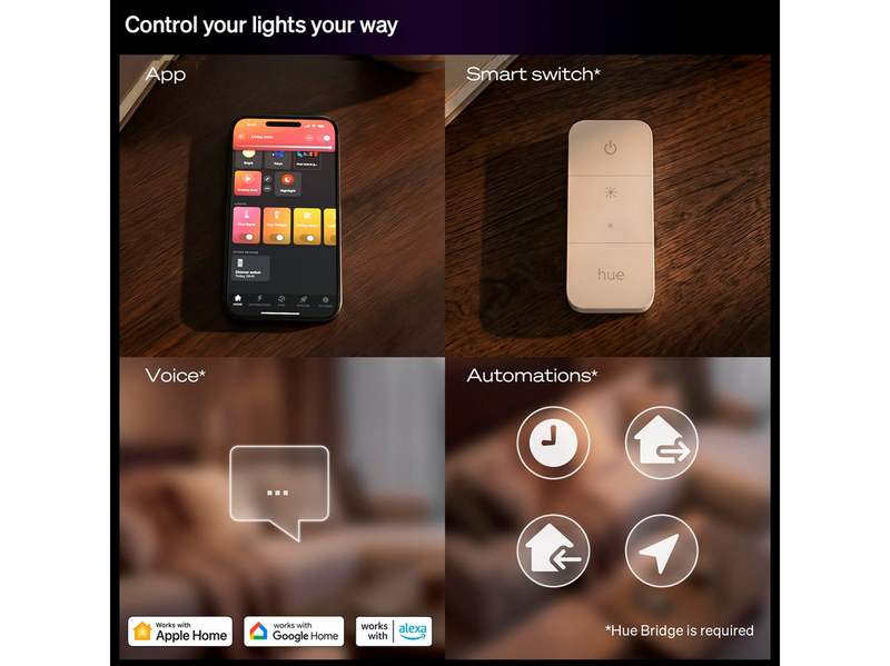 Philips Hue Slim recessed spotlight 90 mm White