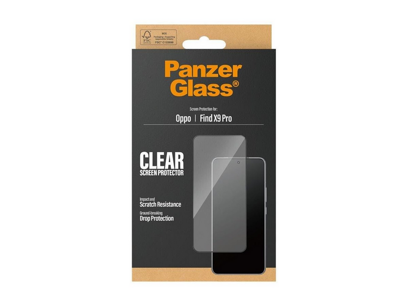 PanzerGlass Screen Protector OPPO Find X9 Pro | Ultra-Wide Fit