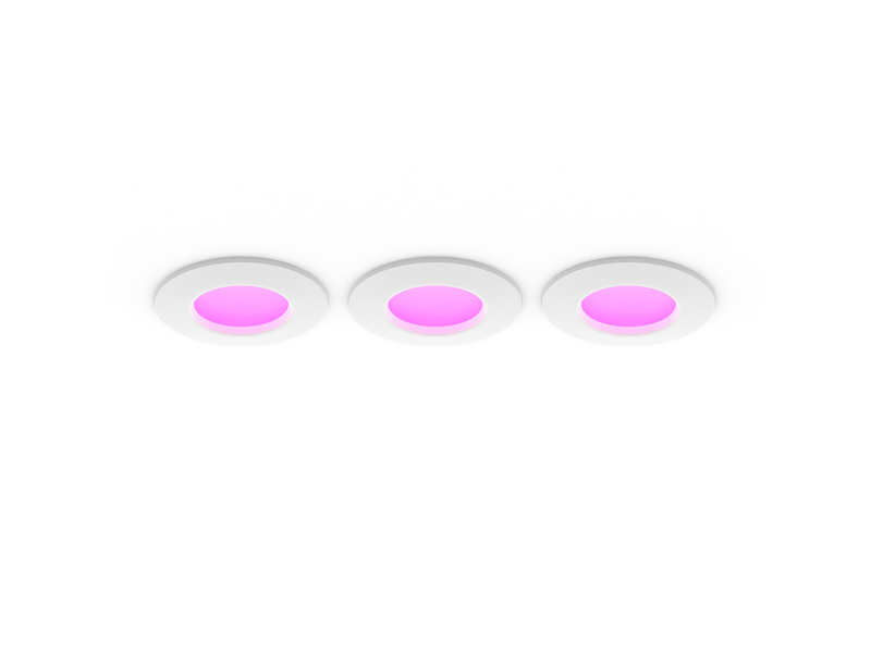 Philips Hue Slim recessed spotlight 90 mm White - 3-pack