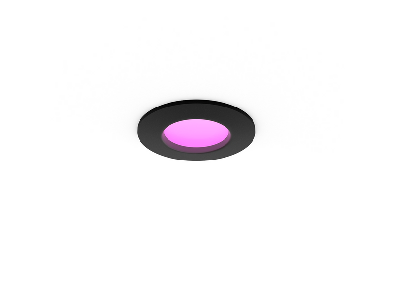 Philips Hue Slim recessed spotlight 90 mm Black