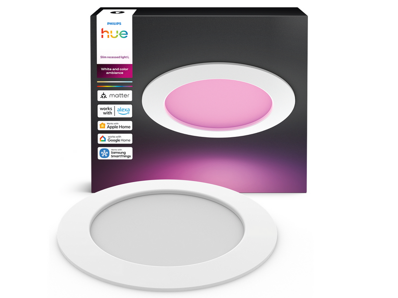 Philips Hue Slim recessed spotlight 117 mm White
