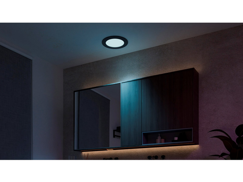 Philips Hue Slim recessed spotlight 117 mm Black