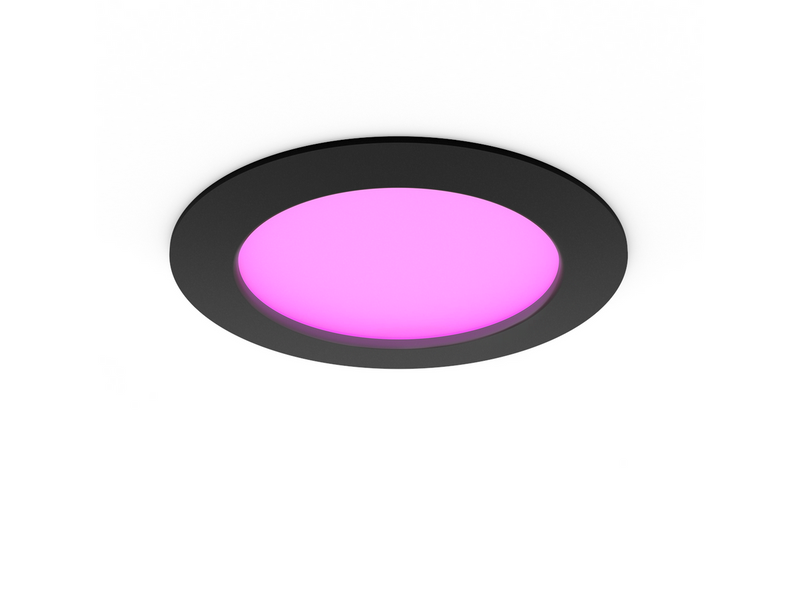 Philips Hue Slim recessed spotlight 117 mm Black