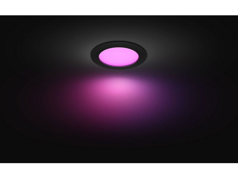 Philips Hue Slim recessed spotlight 117 mm Black