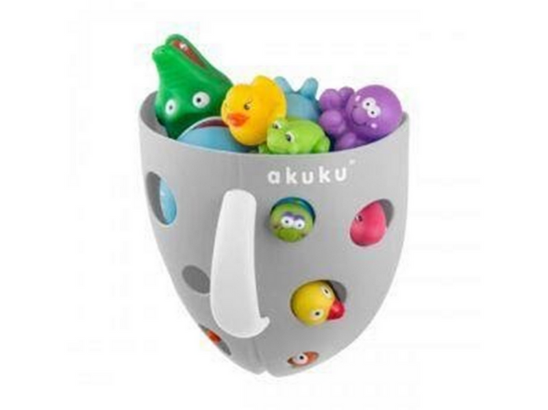 Akuku Bath toys storage box GREY