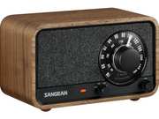 Sangean WR-8 AM/FM/Bluetooth Radio Vintage Walnut - AM/FM - Mono - Walnuss