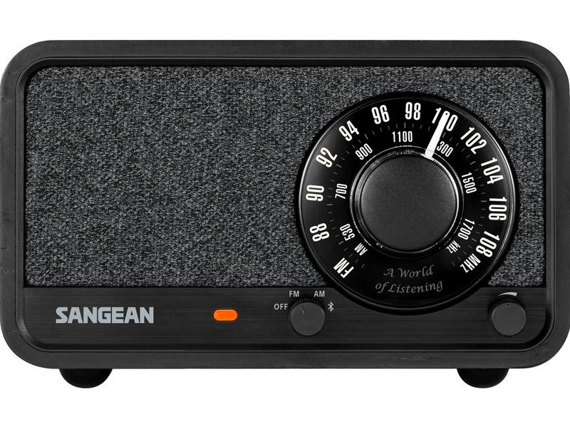 Sangean WR-8 AM/FM/Bluetooth Radio Midnight Oak - AM/FM - Mono - Eiche/Schwarz