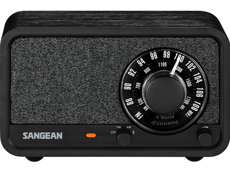 Sangean WR-8 AM/FM/Bluetooth Radio Midnight Oak - AM/FM - Mono - Eiche/Schwarz