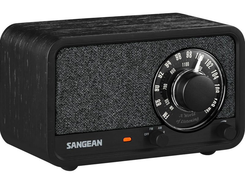 Sangean WR-8 AM/FM/Bluetooth Radio Midnight Oak - AM/FM - Mono - Eiche/Schwarz