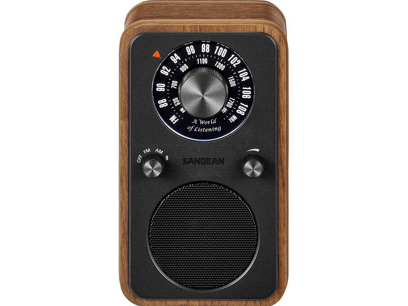 Sangean WR-9 AM/FM/Bluetooth Radio Vintage Walnut - AM/FM - Mono - Walnuss