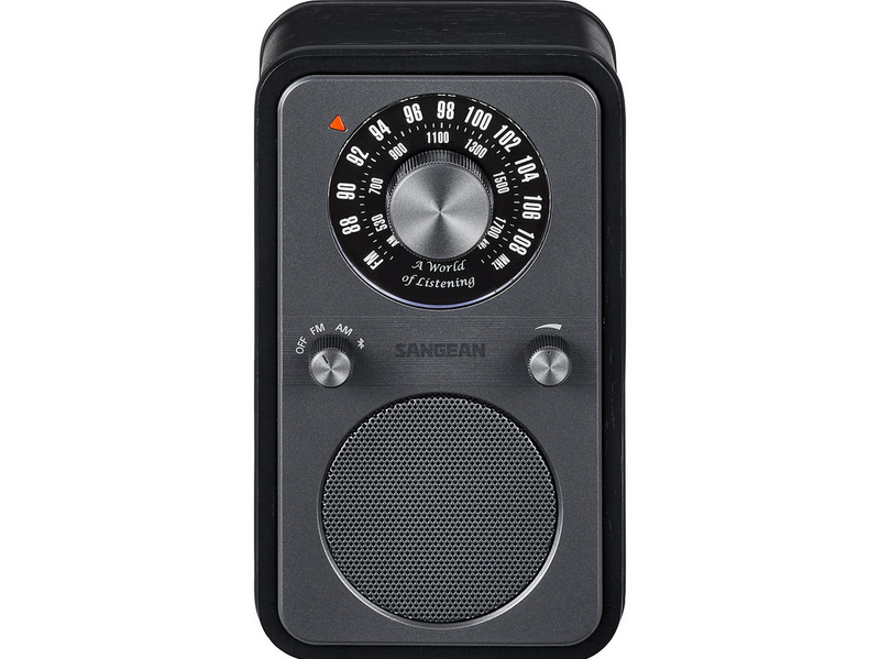 Sangean WR-9 AM/FM/Bluetooth Radio Midnight Oak - AM/FM - Mono - Eiche/Schwarz