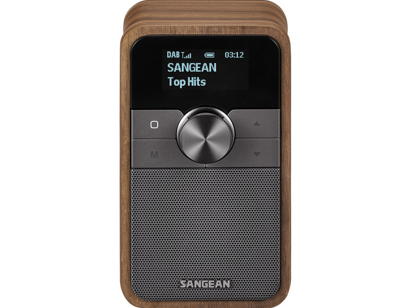 Sangean DDR-8 DAB+/FM-RDS/Bluetooth Radio Vintage Walnut - DAB+/FM - Mono - Walnuss