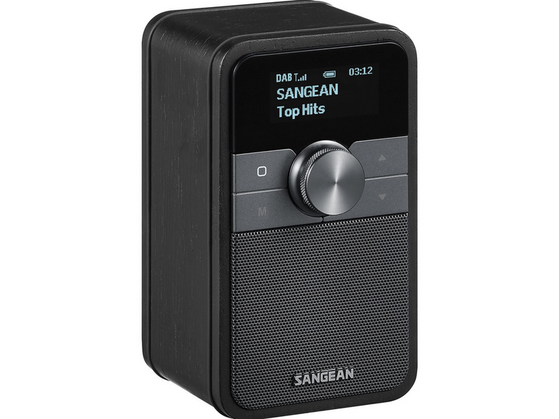 Sangean DDR-8 DAB+/FM-RDS/Bluetooth Radio Midnight Oak - DAB+/FM - Mono - Eiche/Schwarz