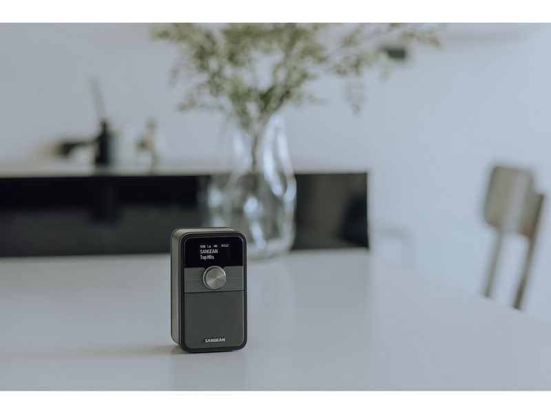Sangean DDR-8 DAB+/FM-RDS/Bluetooth Radio Midnight Oak - DAB+/FM - Mono - Eiche/Schwarz