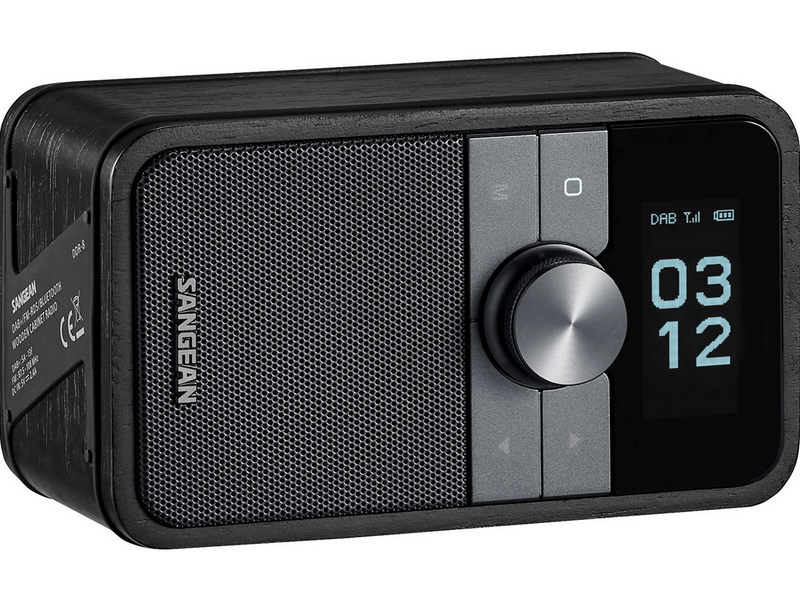 Sangean DDR-8 DAB+/FM-RDS/Bluetooth Radio Midnight Oak - DAB+/FM - Mono - Eiche/Schwarz