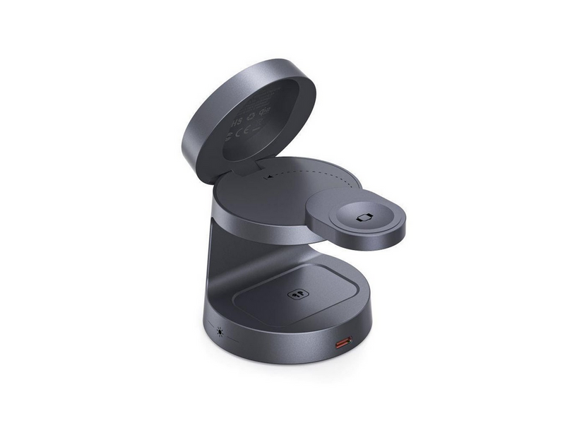 Tech-Protect Wireless charger QI2.2-25W-A48 3in1 magnetic - navy blue