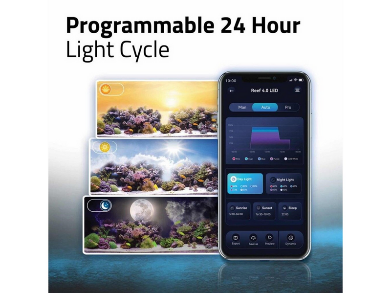 FLUVAL Reef 4.0 LED w/BT Mesh 59W 117-155 cm
