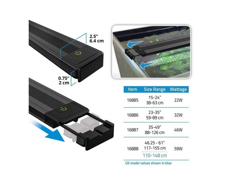 FLUVAL Plant 4.0 LED w/BT Mesh 32W 59 - 89 cm